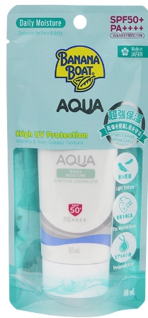 Banana Boat Aqua Daily Moisture UV Protection Sunscreen Lotion SPF50+/PA++++ 50ml. 